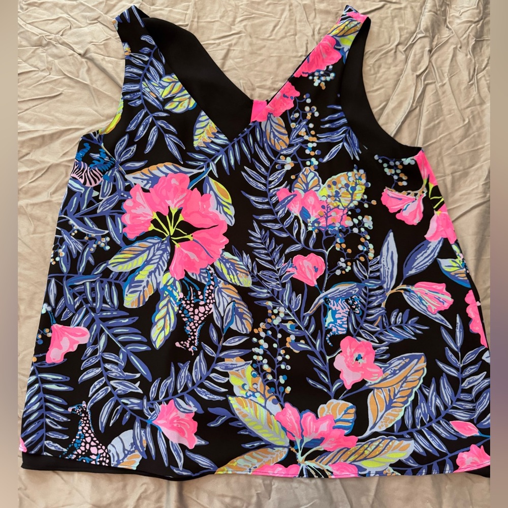 Lilly Pulitzer Florin Reversible Tank Top Size L